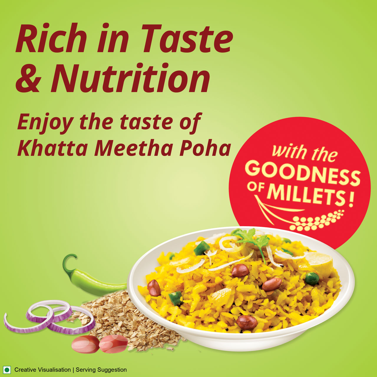 Aashirvaad Instant Khatta Meetha Poha