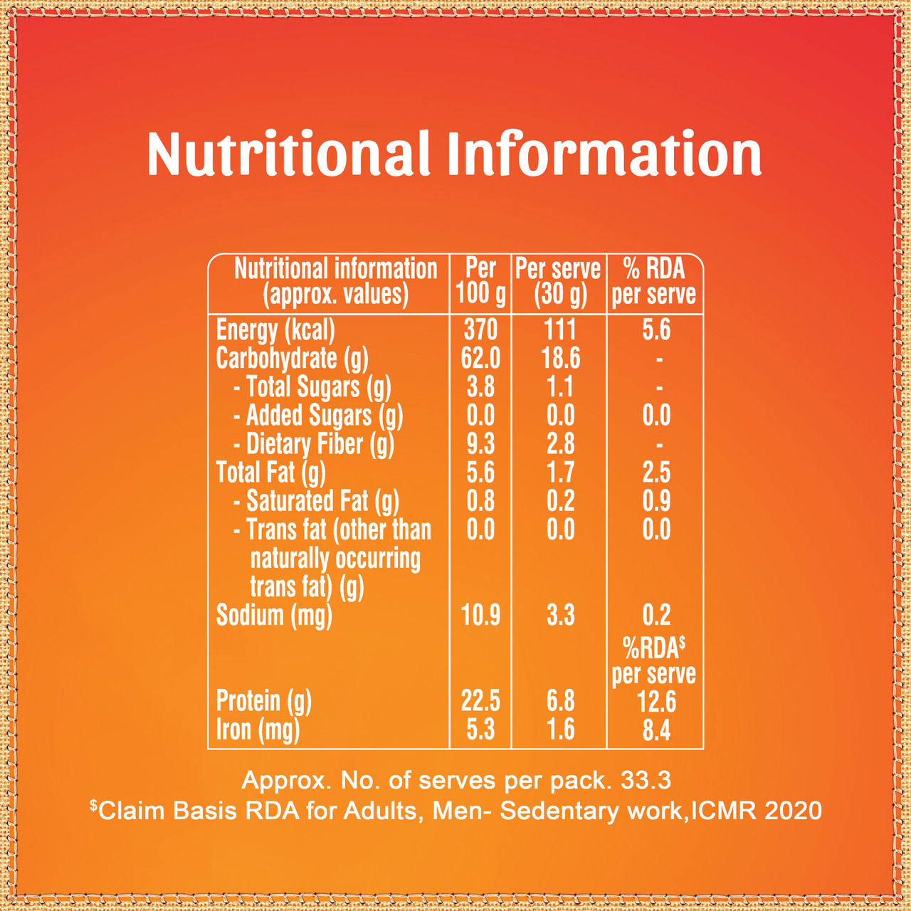 Aashirvaad Besan, Made from 100% Bikaneri Chana Dal