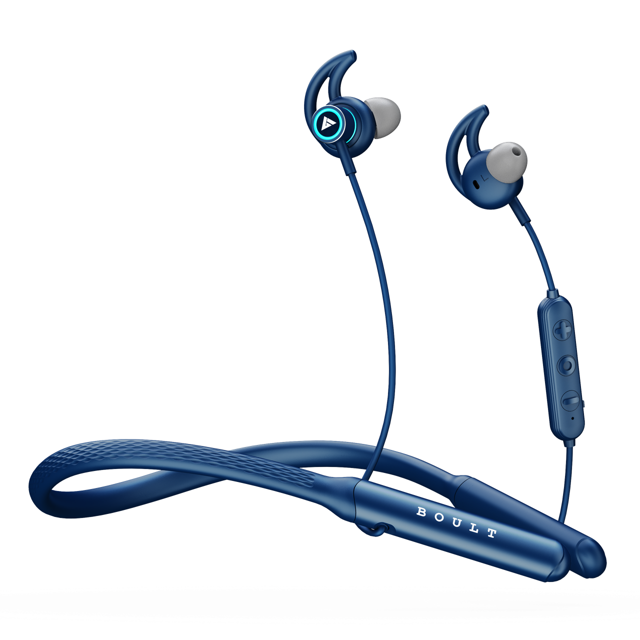 GOBOULT Probass Eqcharge with Zen Mode Enc | 32Hrs Playtime | In The Ear | Blue