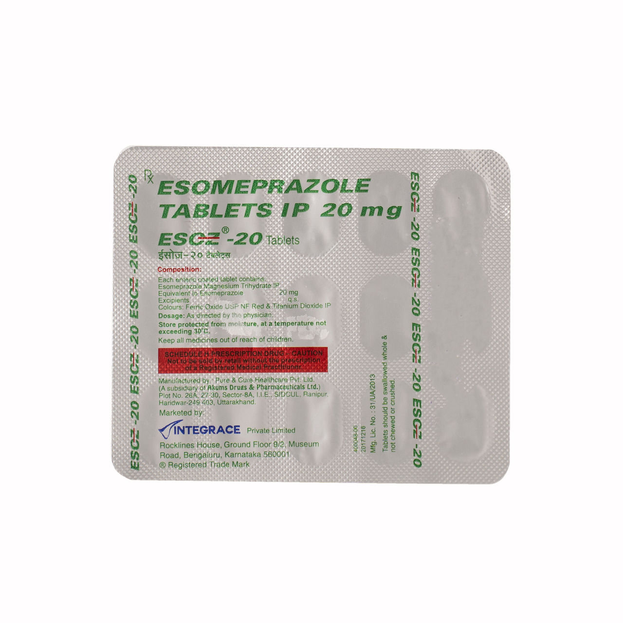 Esoz-20 Tablets