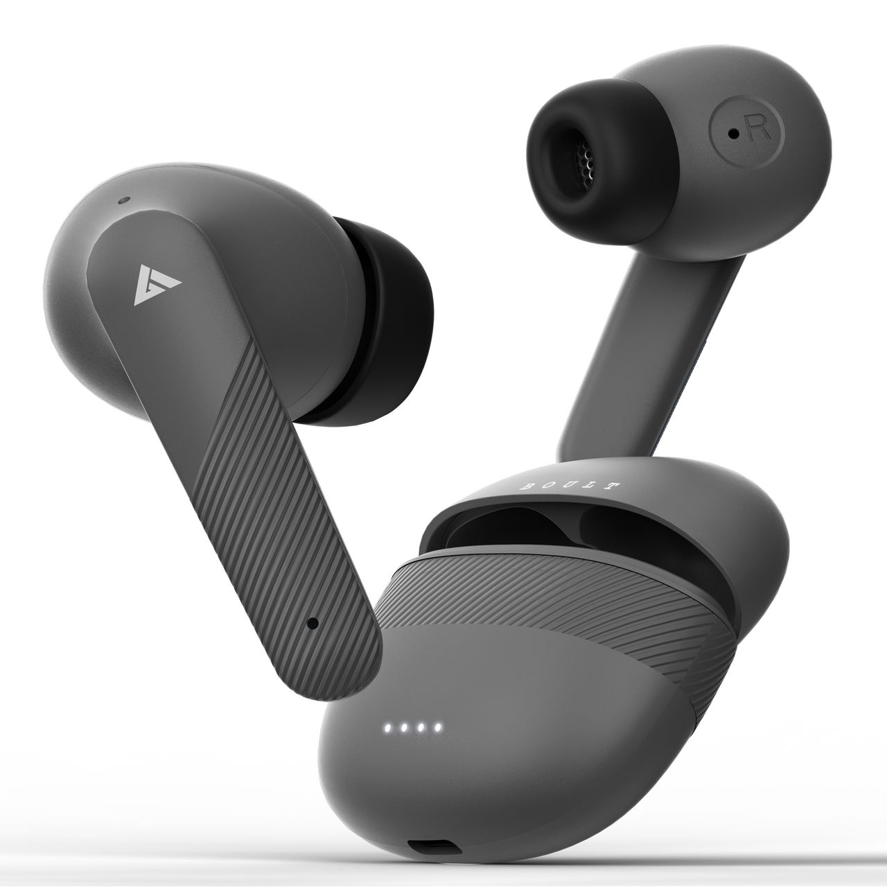 Boult Airbass Z35 with Zen Enc Mic | 32H Playtime | 5.3 Bluetooth | True Wireless | Graphite Black