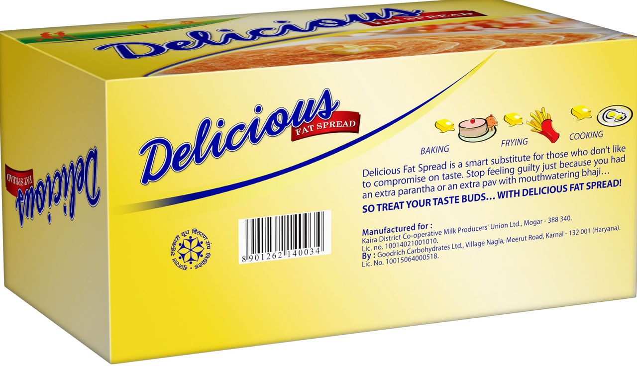 Amul Delicious Fat Spread - Cholesterol Free Combo