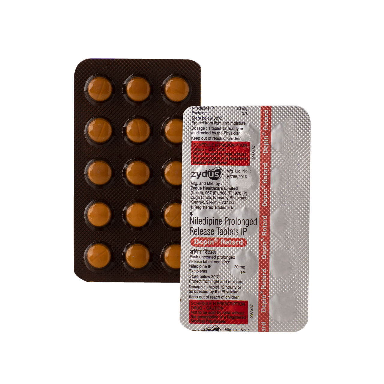 Depin Retard Tablets PR