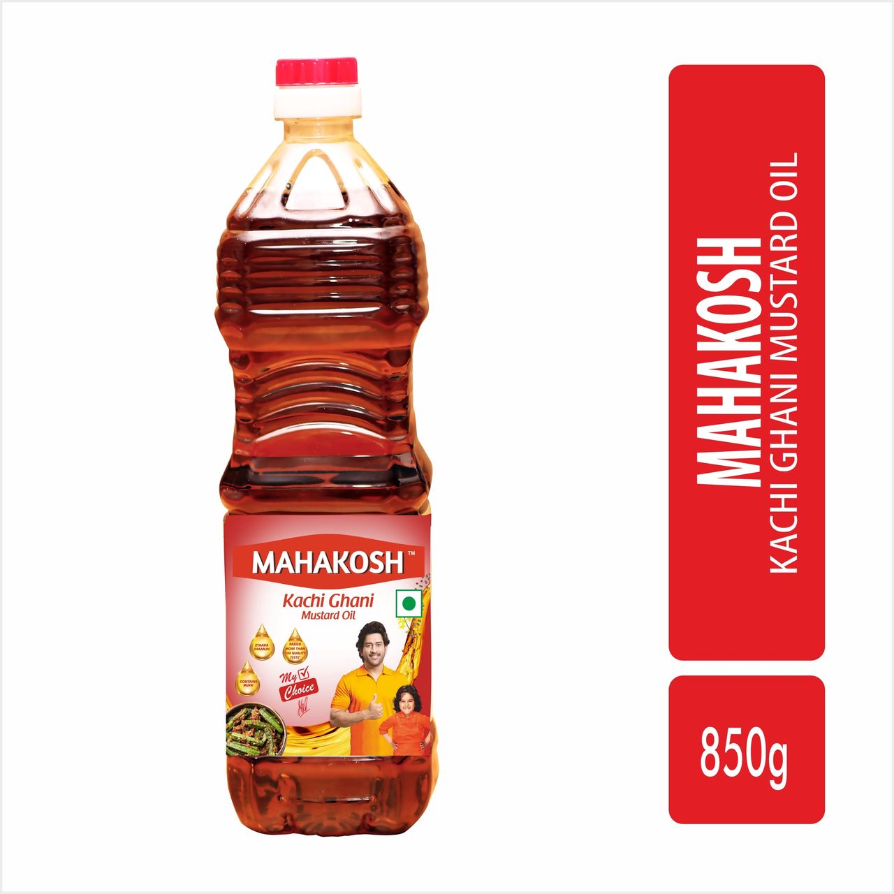 Mahakosh Kachi Ghani Mustard Oil | Bottle 1 l Combo