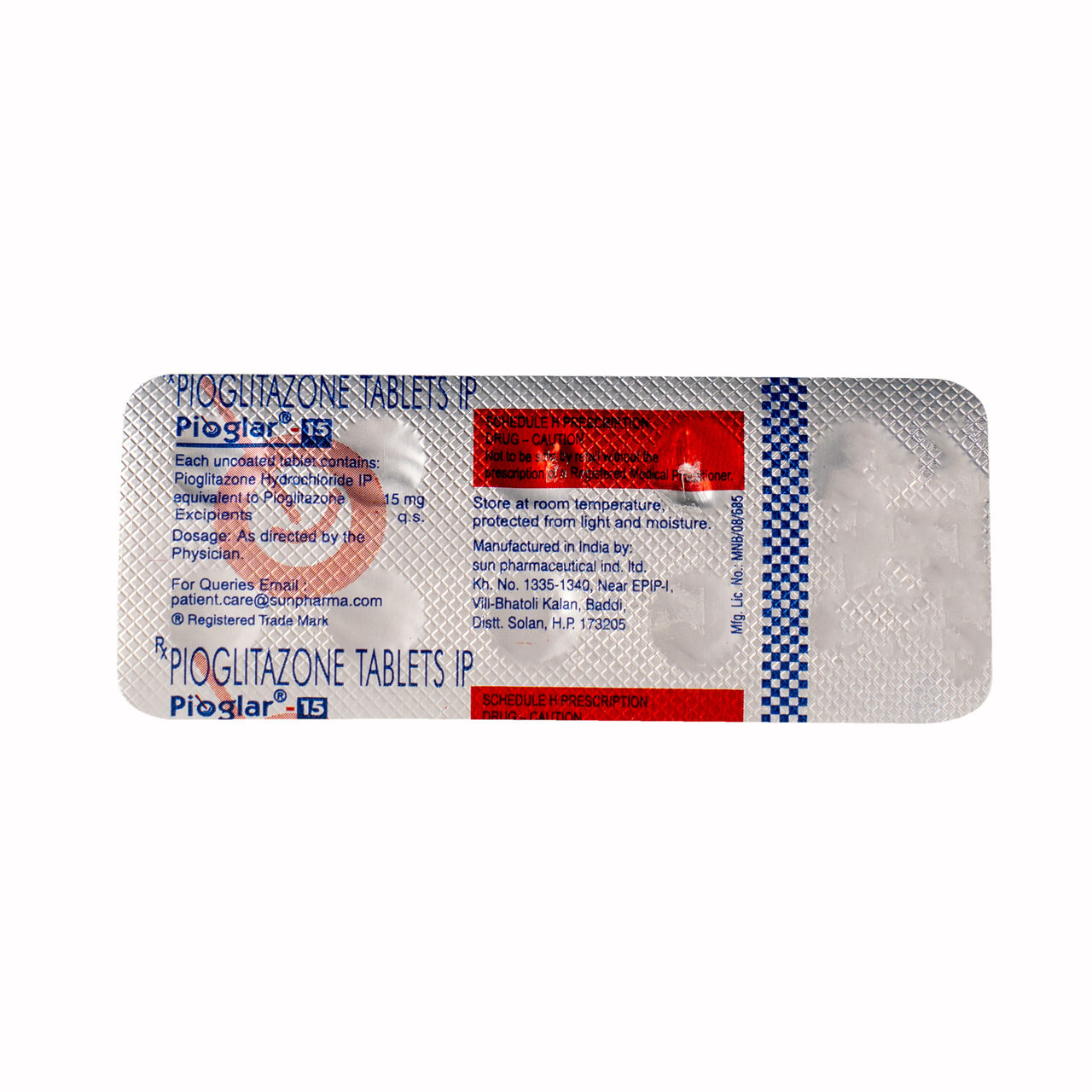 Pioglar-15 Tablets