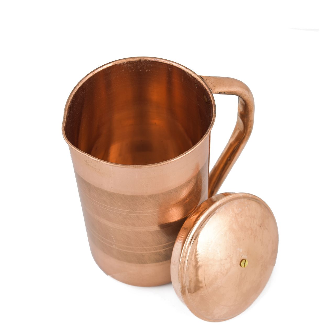 Oggn Copper Jug With Lid 1000 Ml
