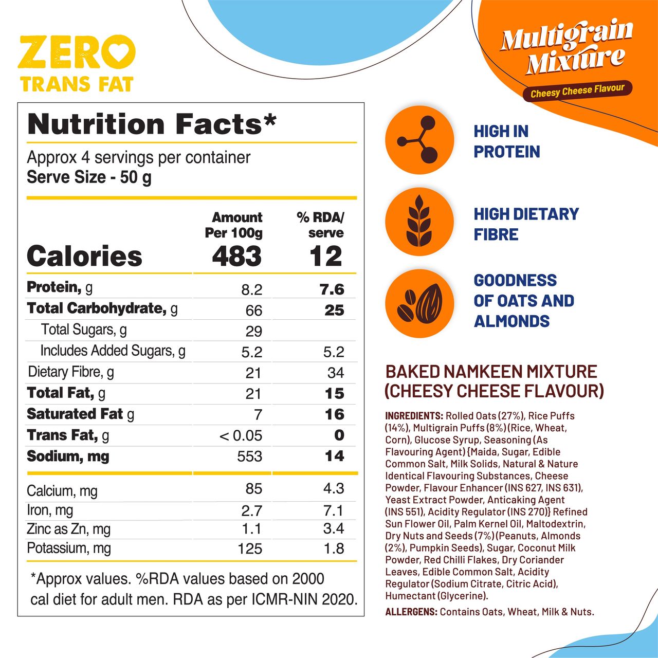 Fit & Flex Multigrain Mixture Cheesy Cheese