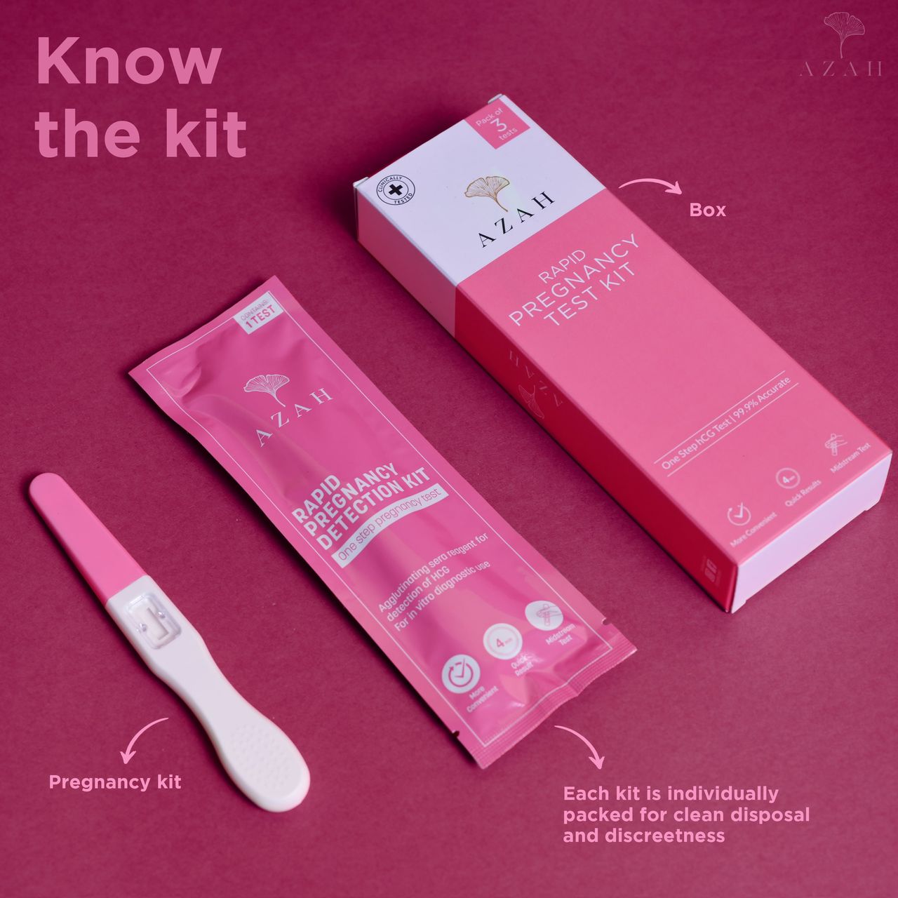 Azah Rapid Pregnancy Detection Kit