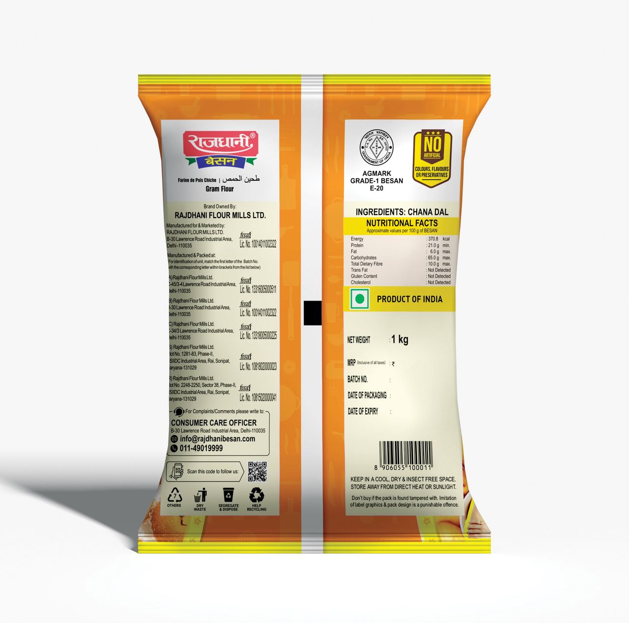 Rajdhani Besan Gram Flour