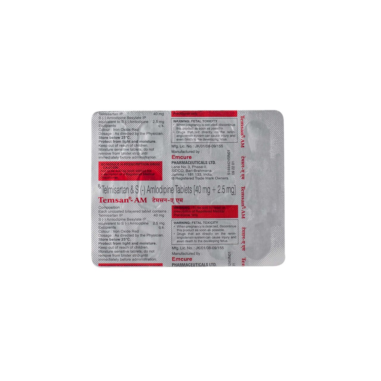 Temsan-AM Tablets