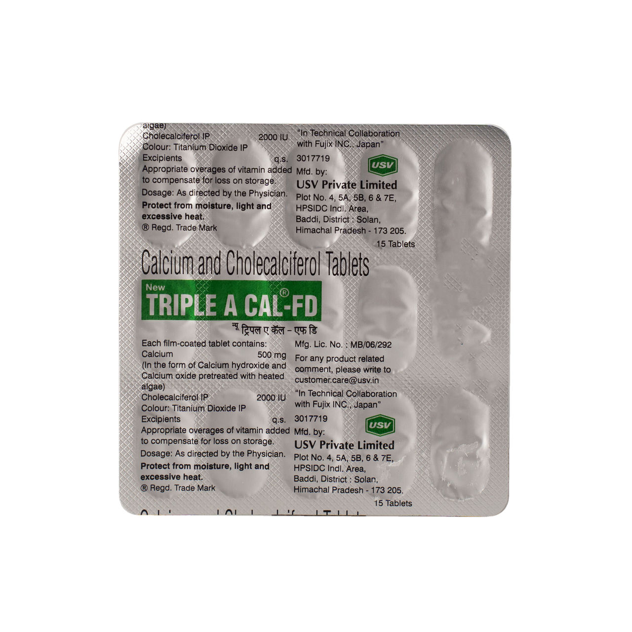 New TRIPLE A CAL- FD Tablets