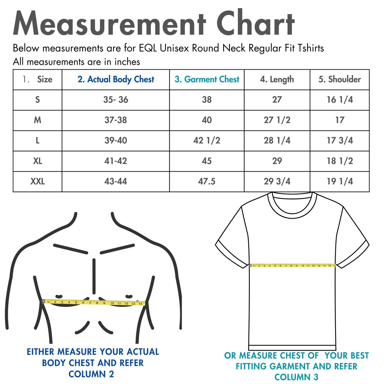 EQL Unisex Select Cotton Lycra T-Shirt | Black - XL