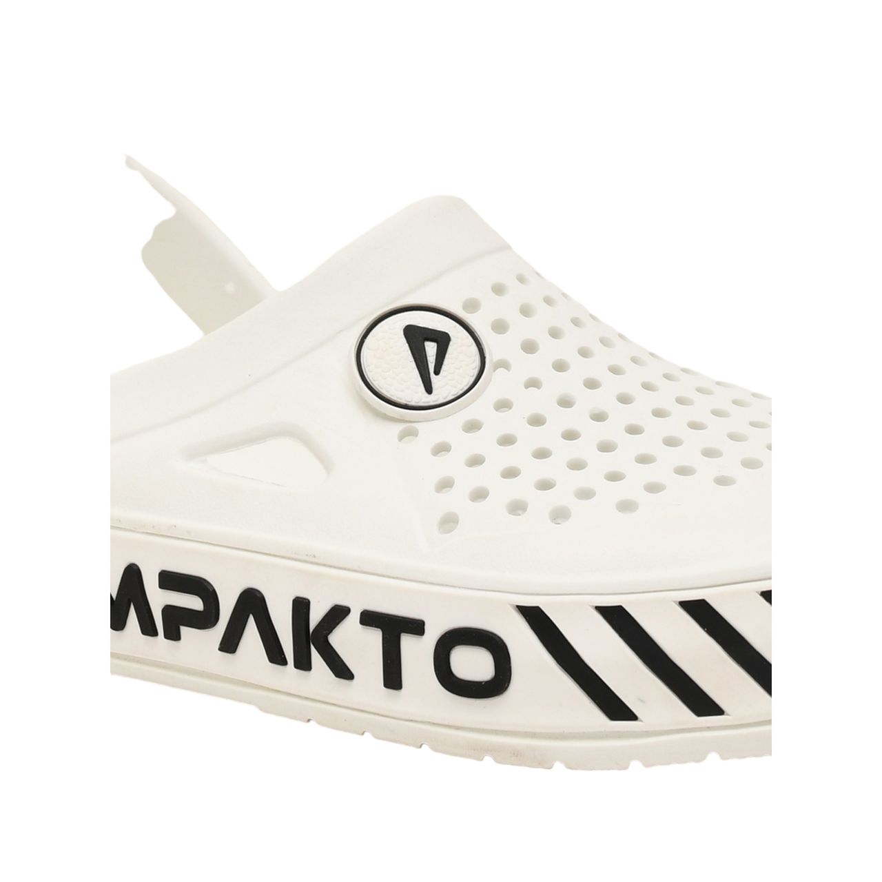 Impakto Men's White Slide Wave Clog & Slippers UK - 7