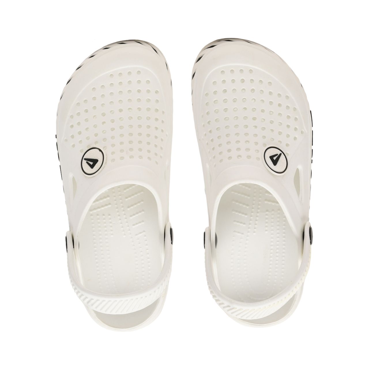 Impakto Men's White Slide Wave Clog & Slippers UK - 7