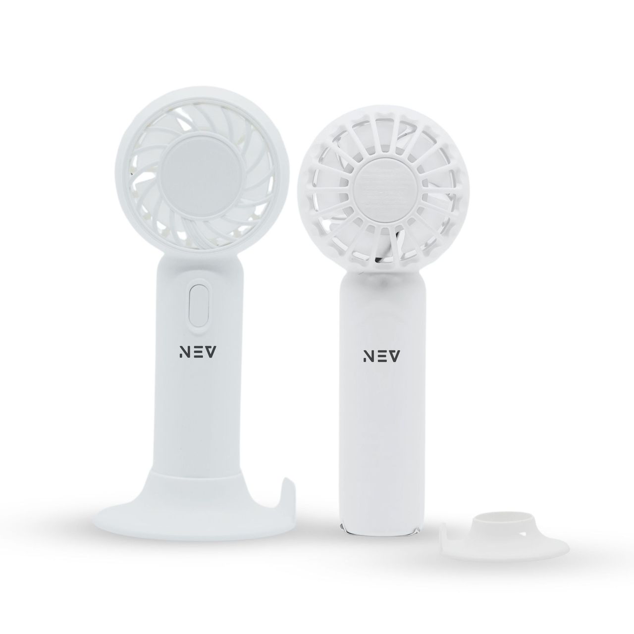 Nev Air Sync USB Portable Handhled Fan, 3 Speed Control, White