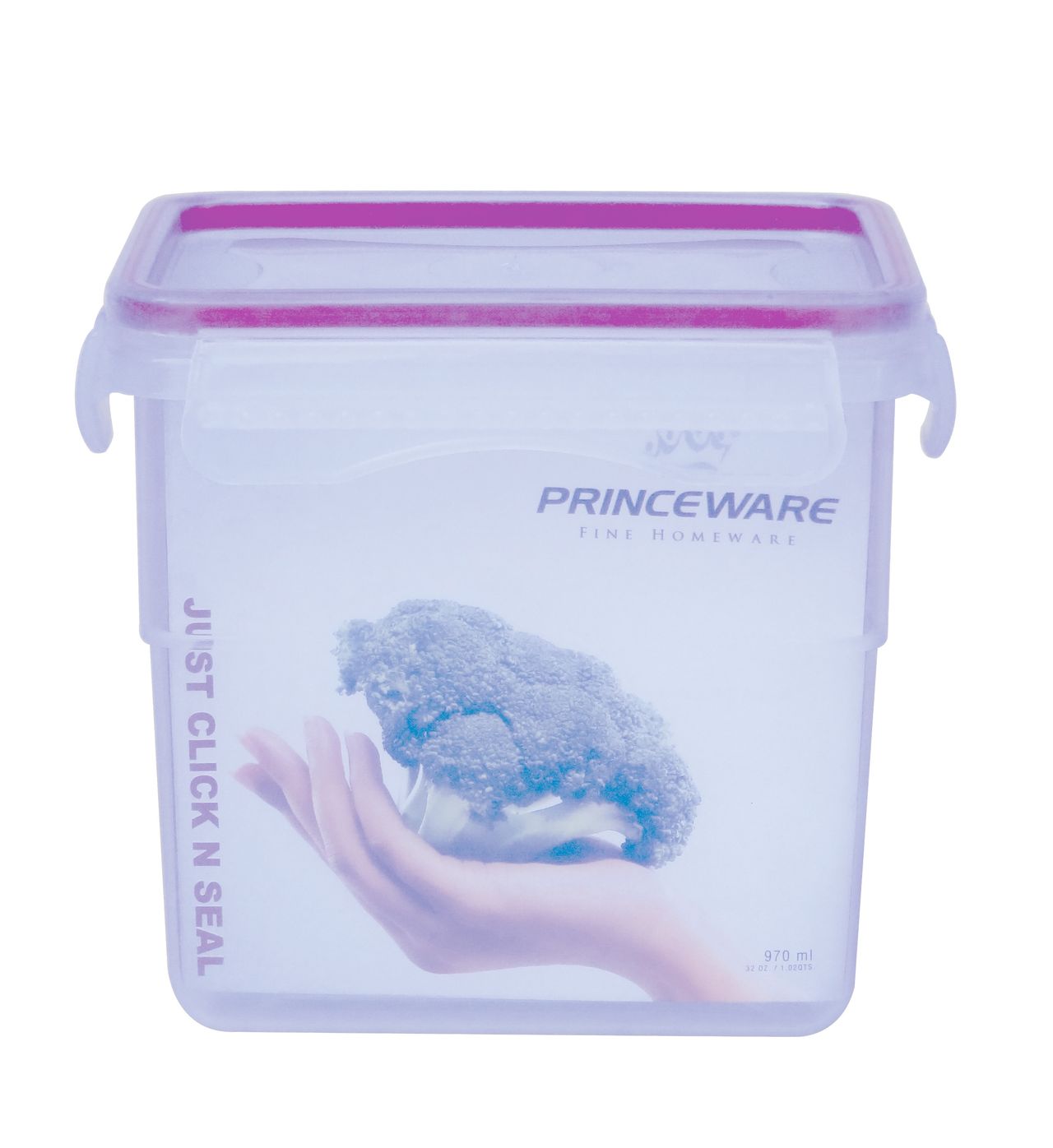 Princeware Click N Seal Tall Container 970 ml | 133 x 103 x 122 Mm
