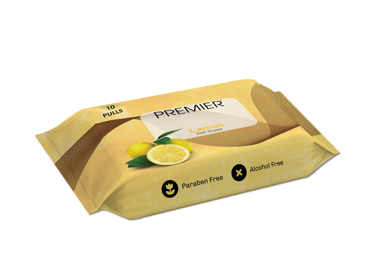 Premier Wet Wipes 10 Pulls Assorted
