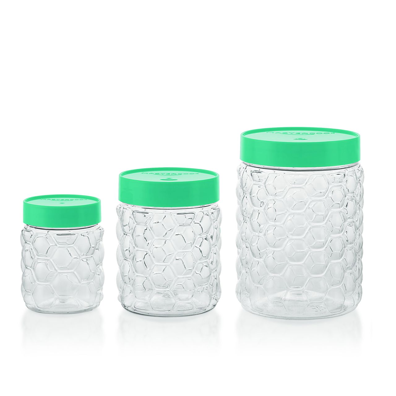 Mastercook Round Bubble Jar 9 pcs Set | Pp 391 | 392 & 393 Pp391 x 3 pcs | 392 x 3 pcs | 393 x 3 pc