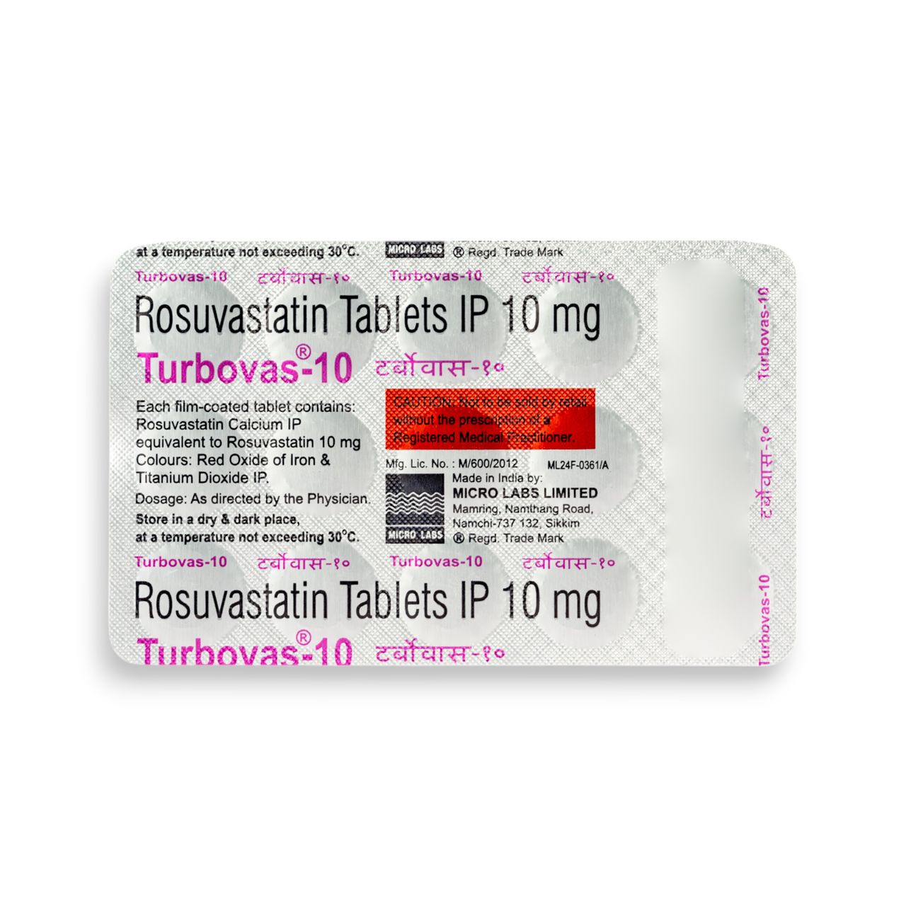 Turbovas-10 Tablets