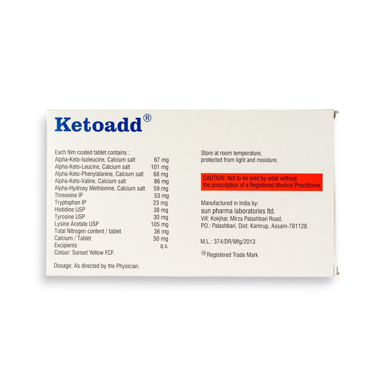 Ketoadd Tablets