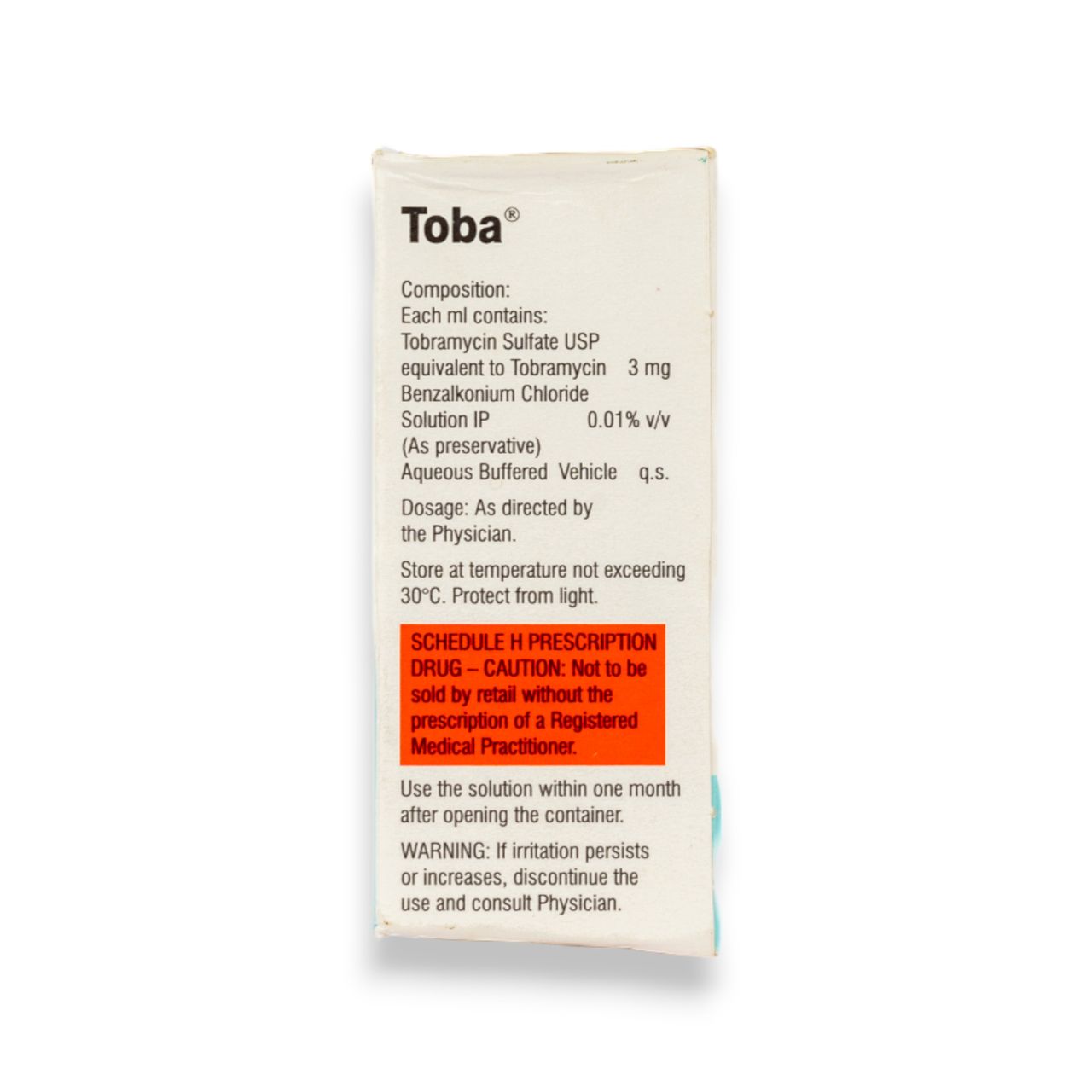 Toba Ophthalmic Solution