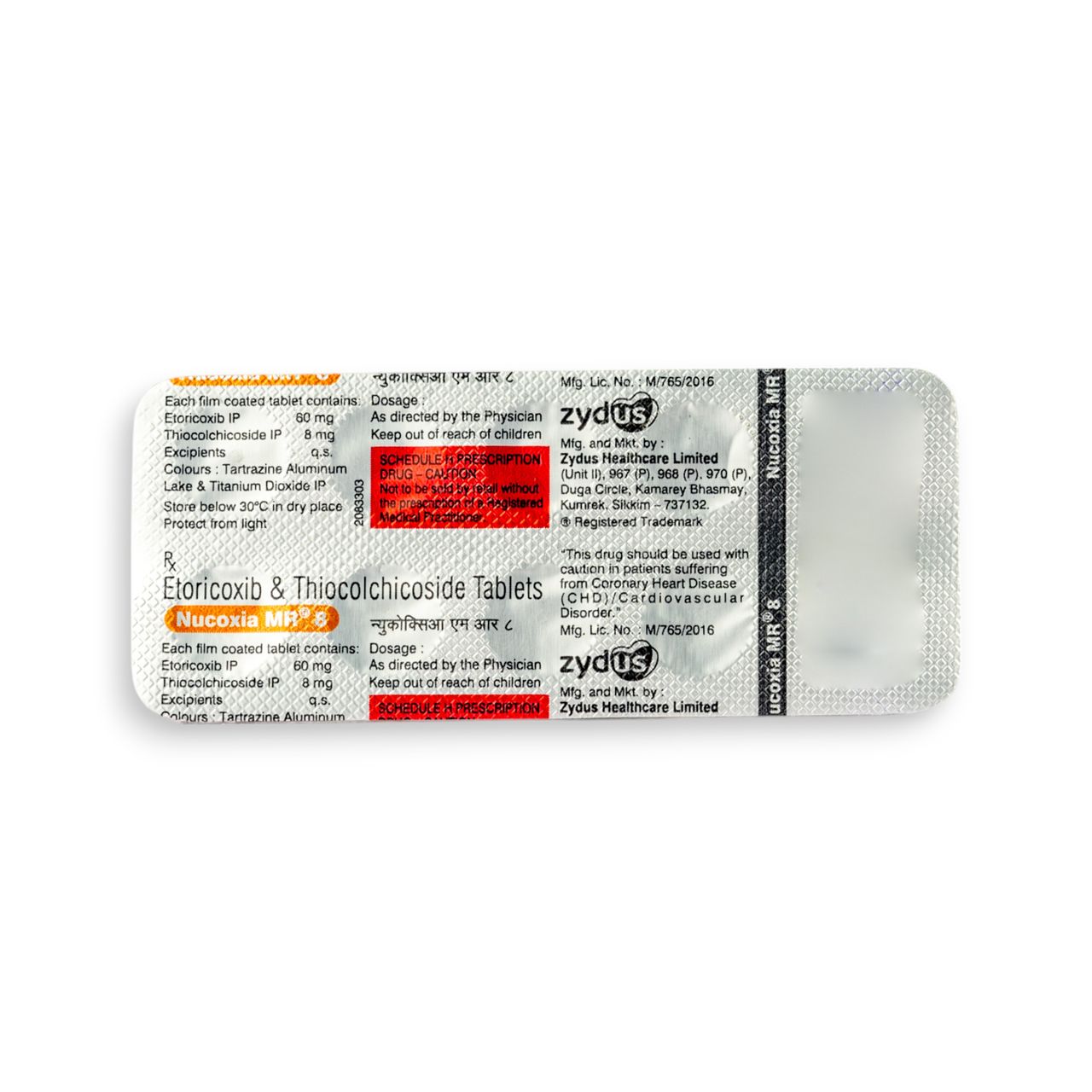 Nucoxia MR 8 Tablets