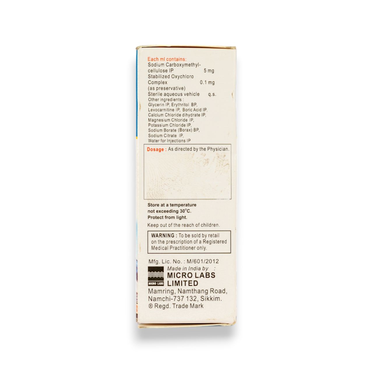 Extralube Eye Drops