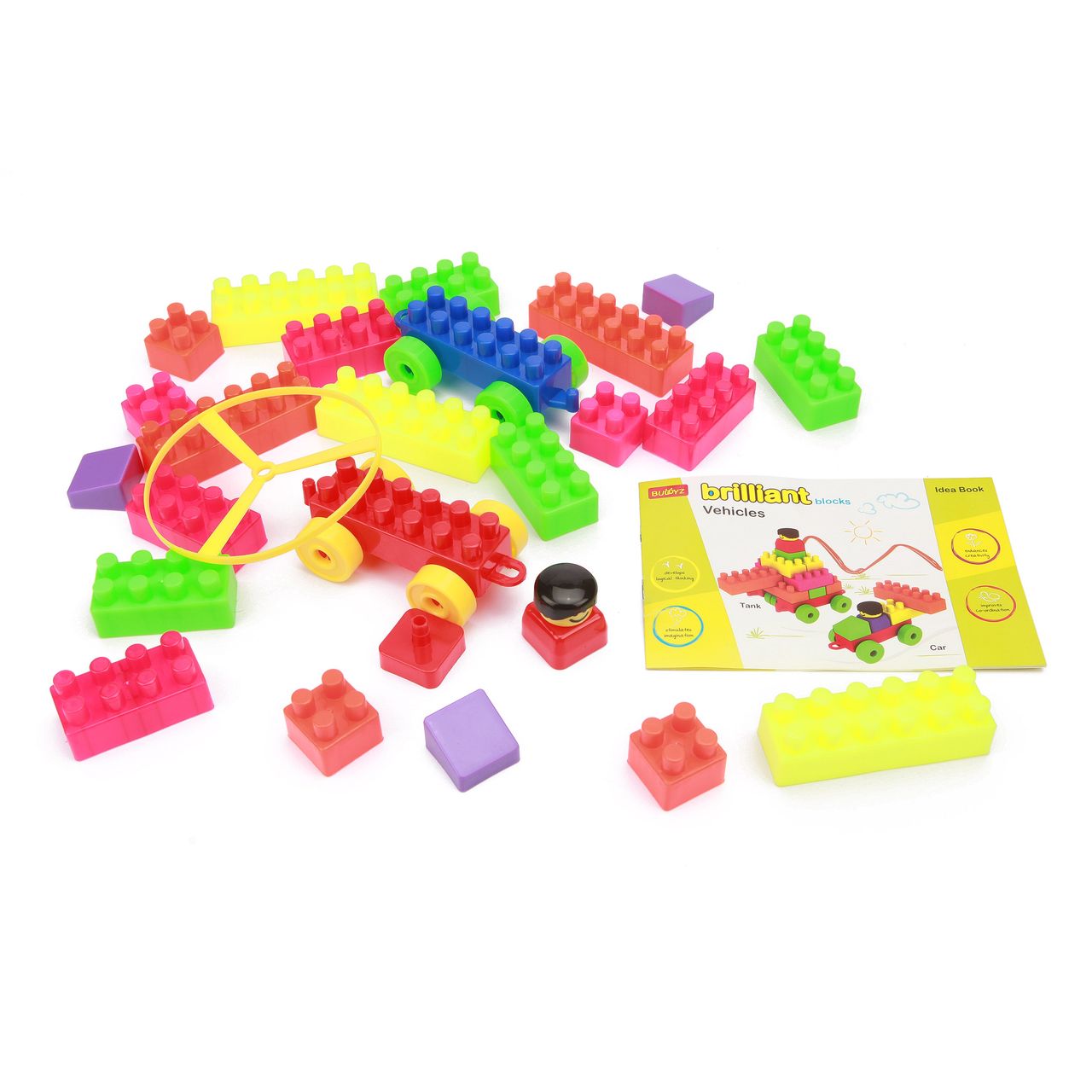 Buddyz Brilliant Blocks-Vehicles