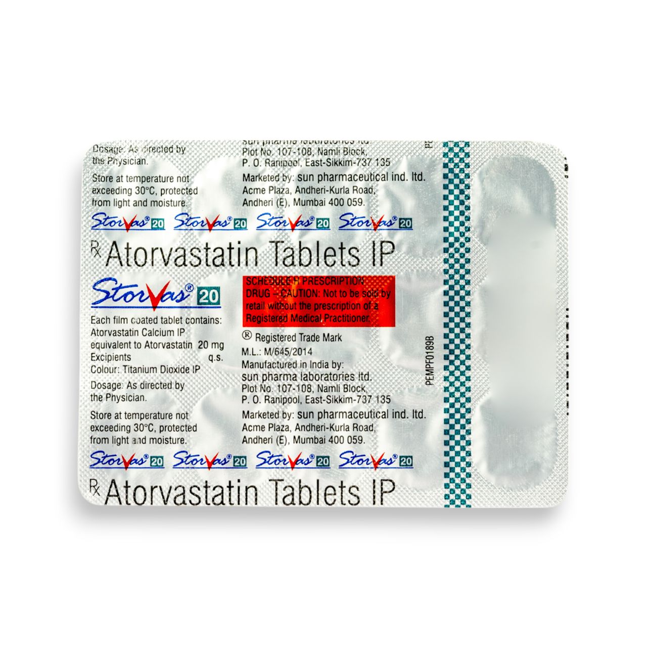 Storvas 20 Tablet