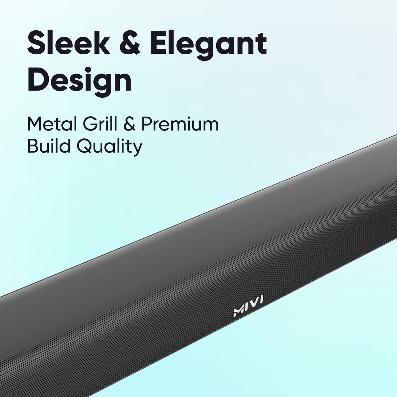 Mivi Fort R70 With 2 In-Built Subwoofers,Made In India 70 W Bluetooth Soundbar(Black, 2.2 Channel) (No charging cable)
