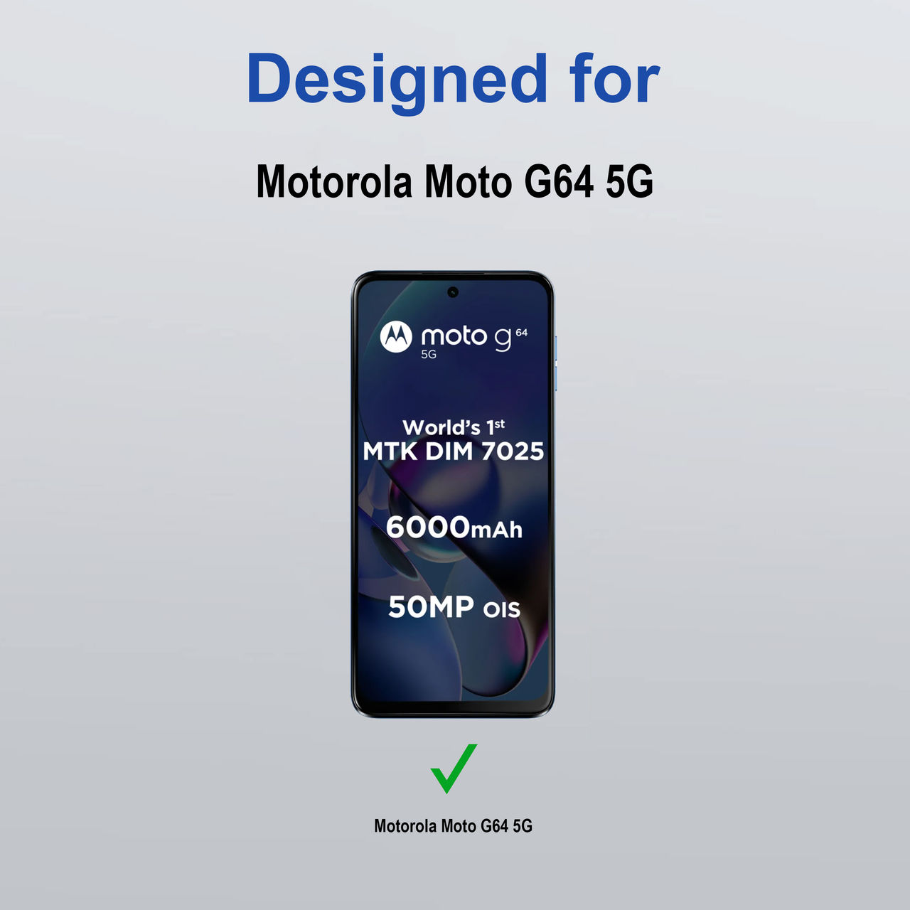 Zapcase Edge To Edge Tempered Glass for Motorola Moto G64 5G | Clear
