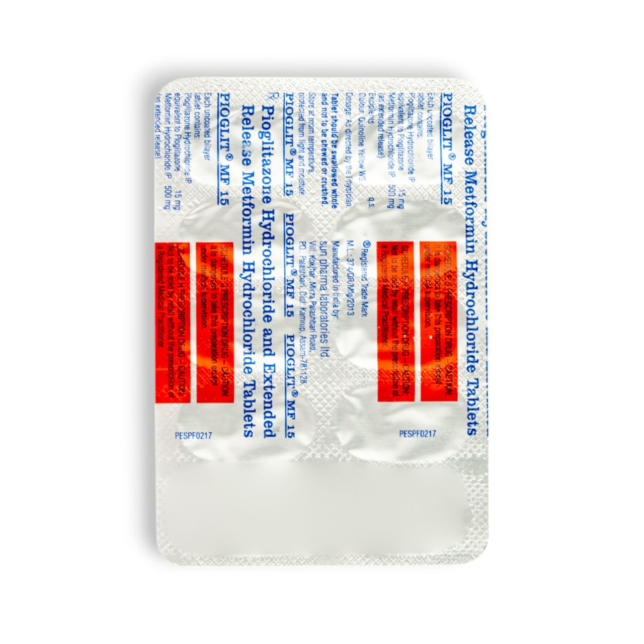 Pioglit MF 15 Tablets ER
