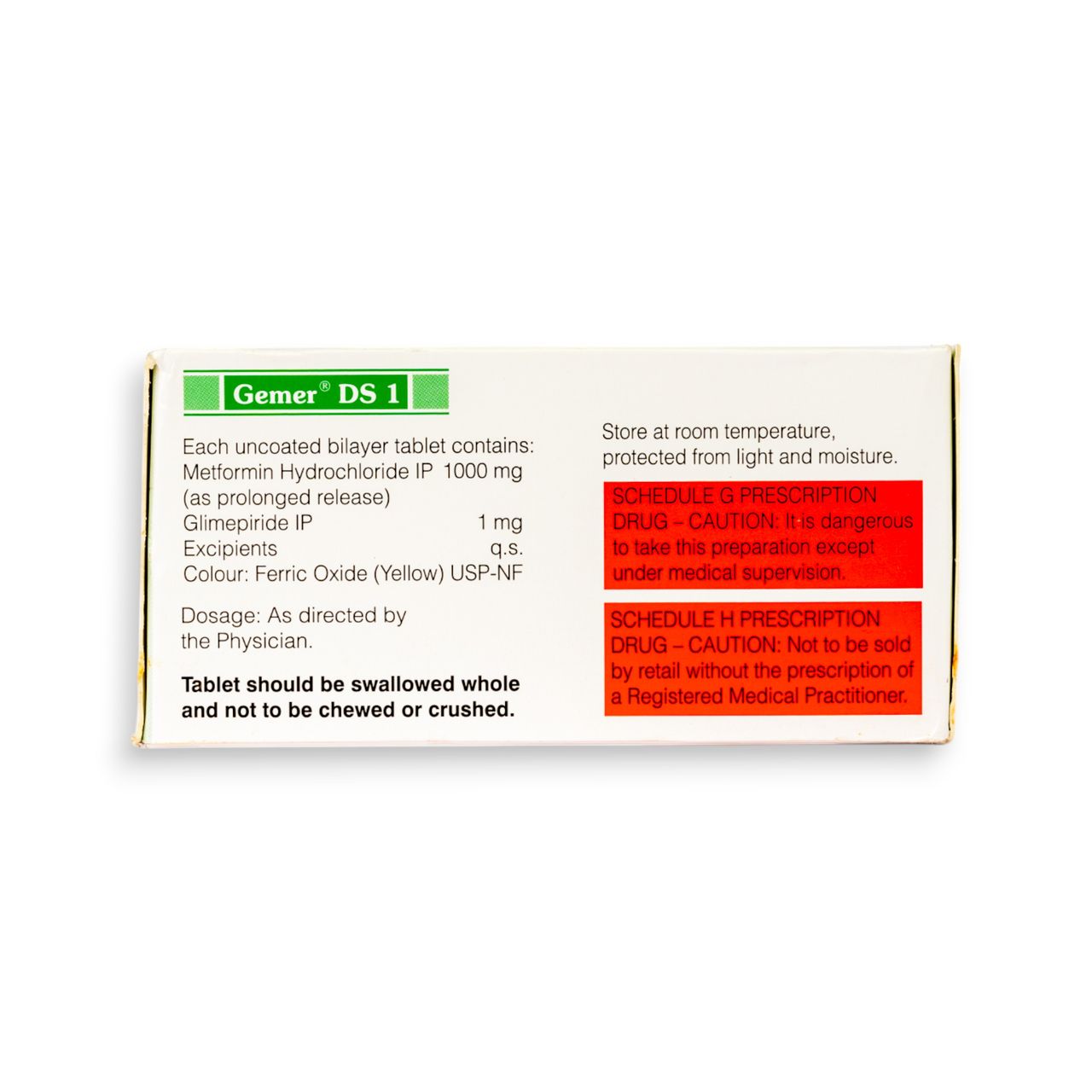 Gemer DS 1 Tablets PR