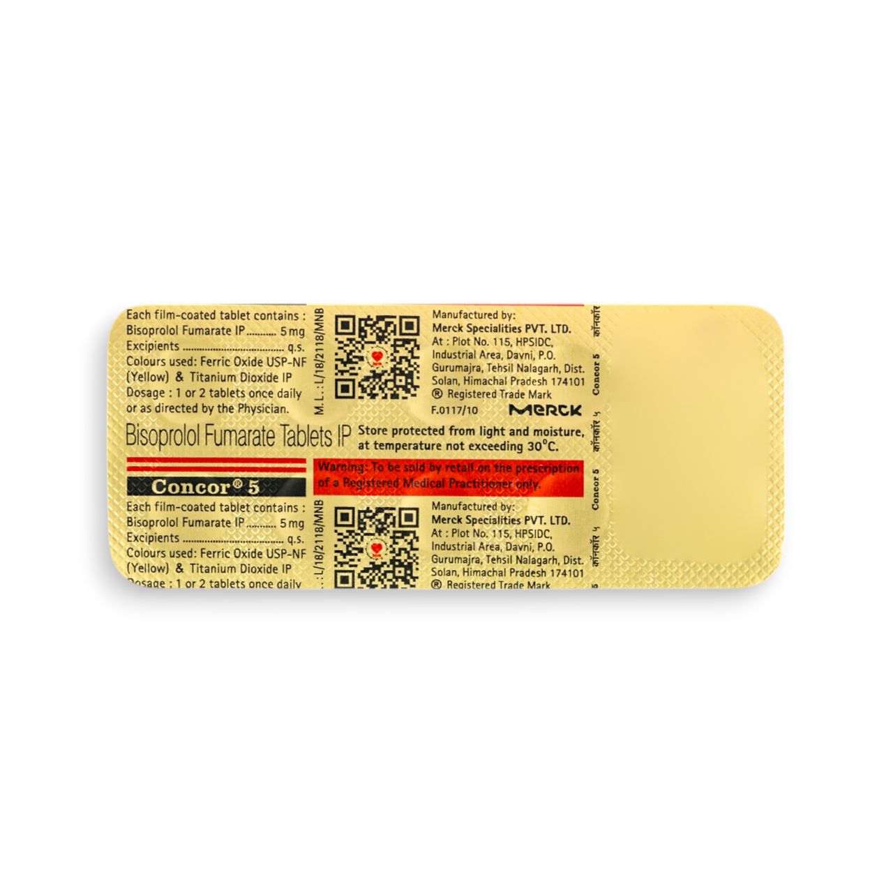 Concor 5 Tablets