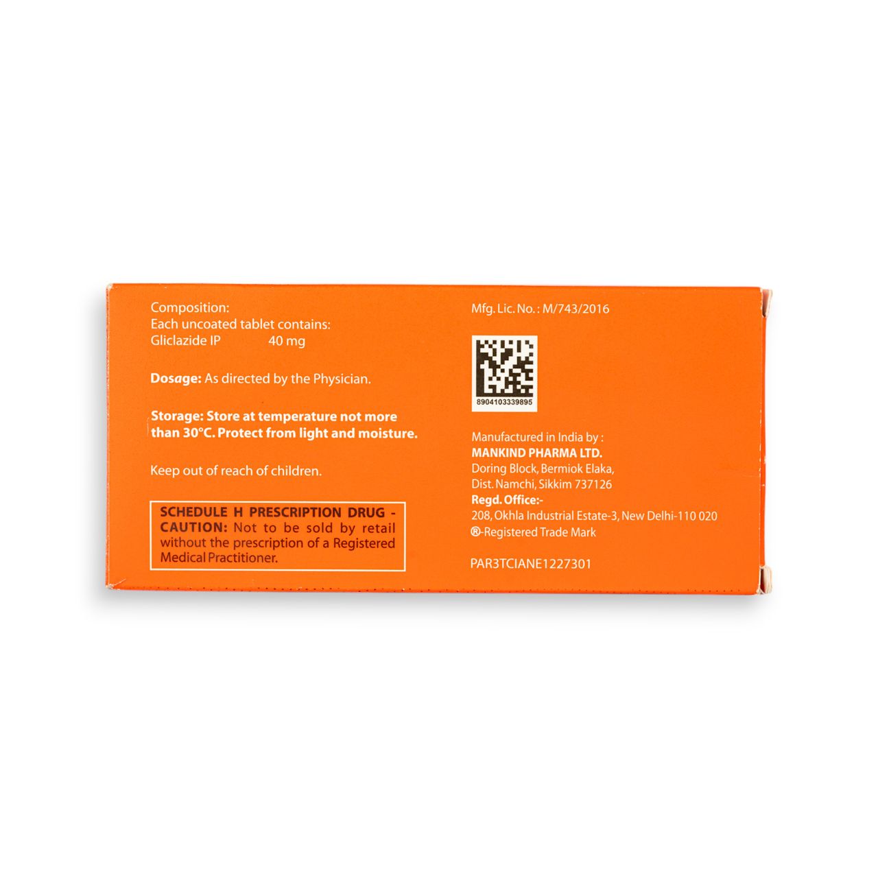 Glizid 40 Tablet