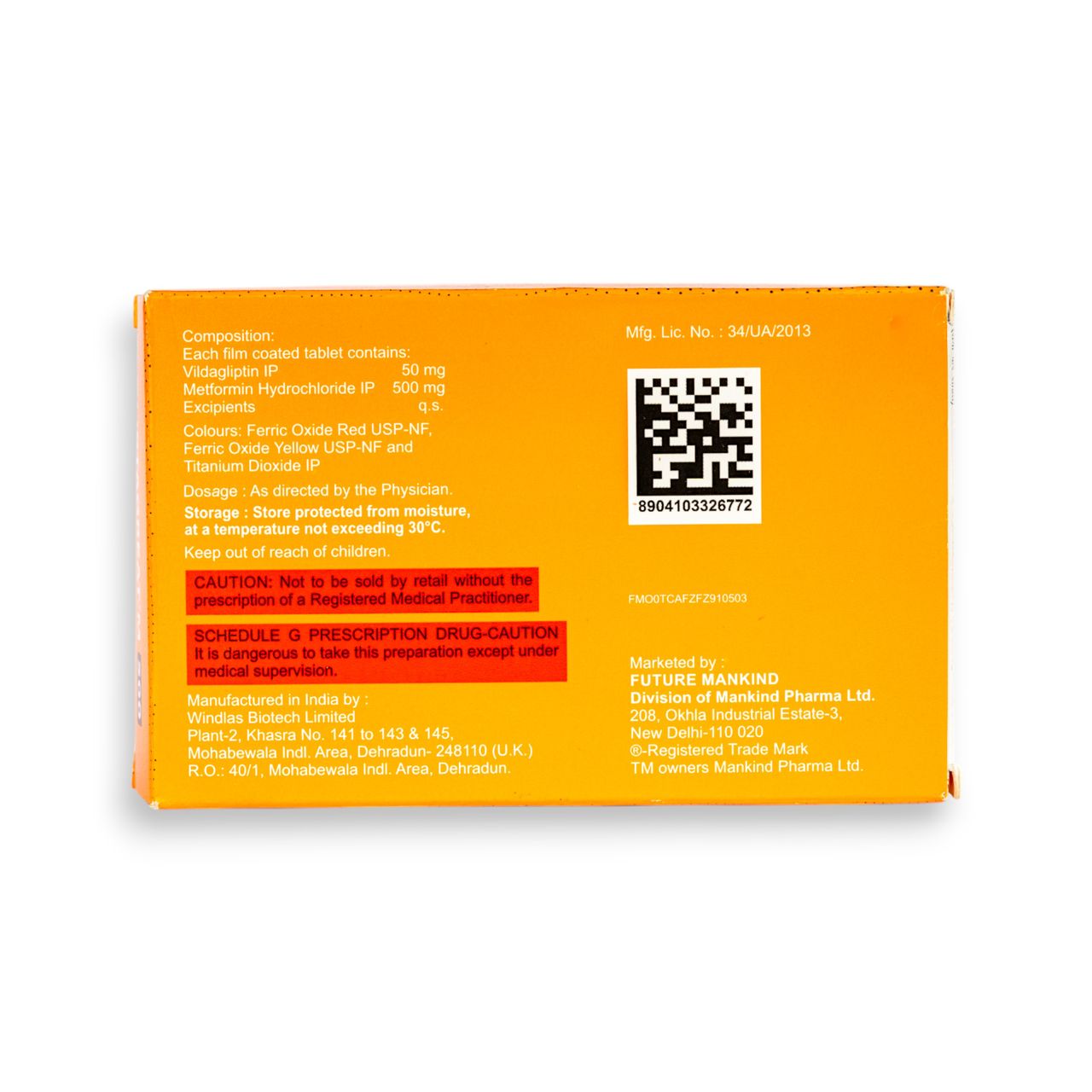 Gliptagreat-M 500 Tablets