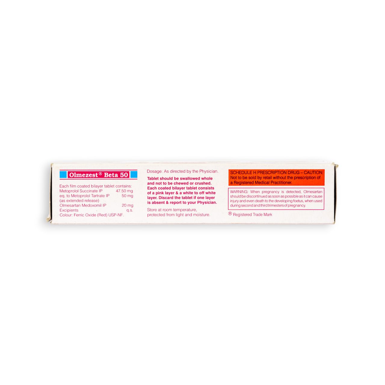 Olmezest Beta 50 Tablets ER
