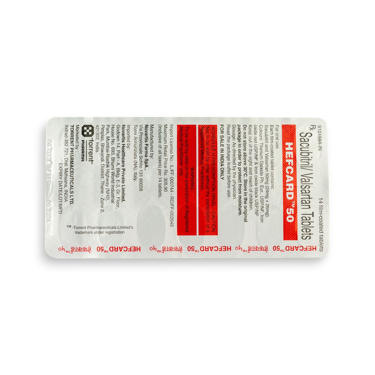 Hefcard 50 Tablets