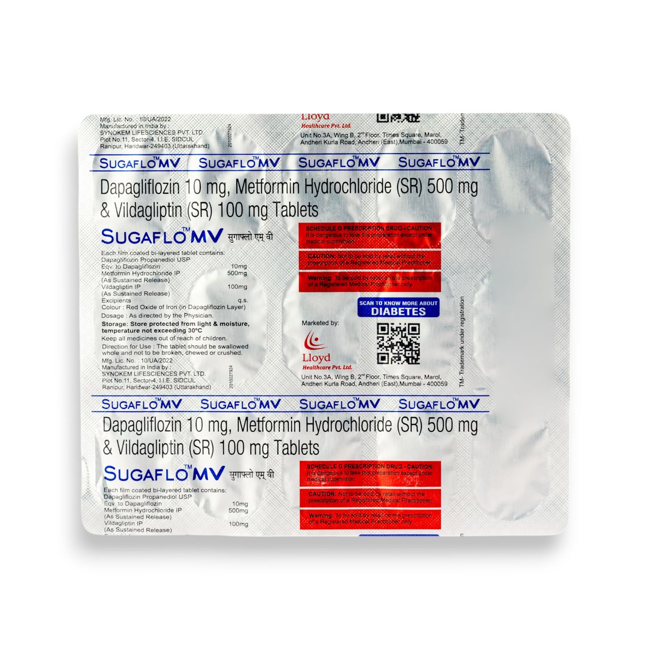 Sugaflo MV Tablets
