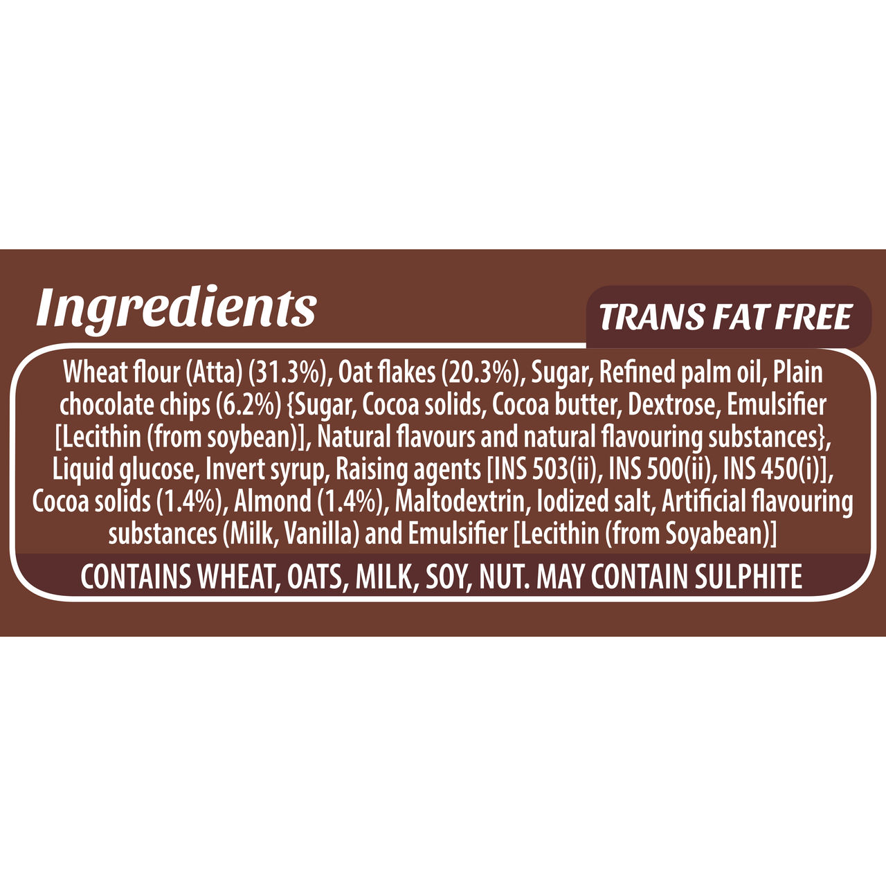 Sunfeast Farmlite Gold Oats and Chocolate Biscuits | Trans Fat-free