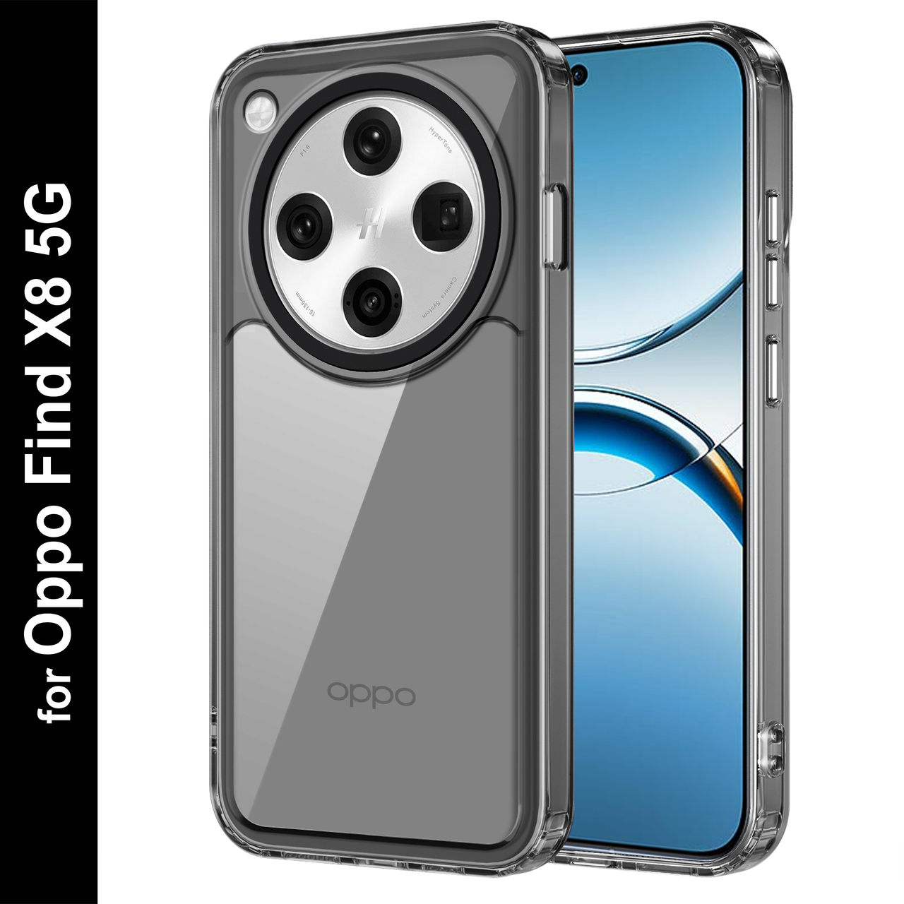 Zapcase Back Cover for Oppo Find X8 5G | Space-Black