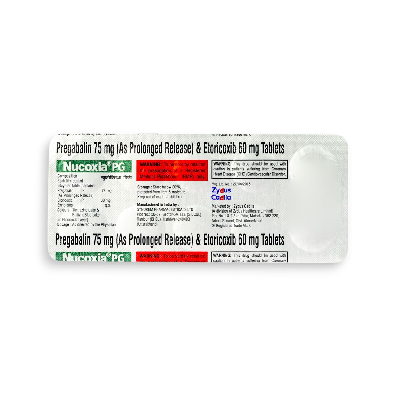 Nucoxia PG Tablets