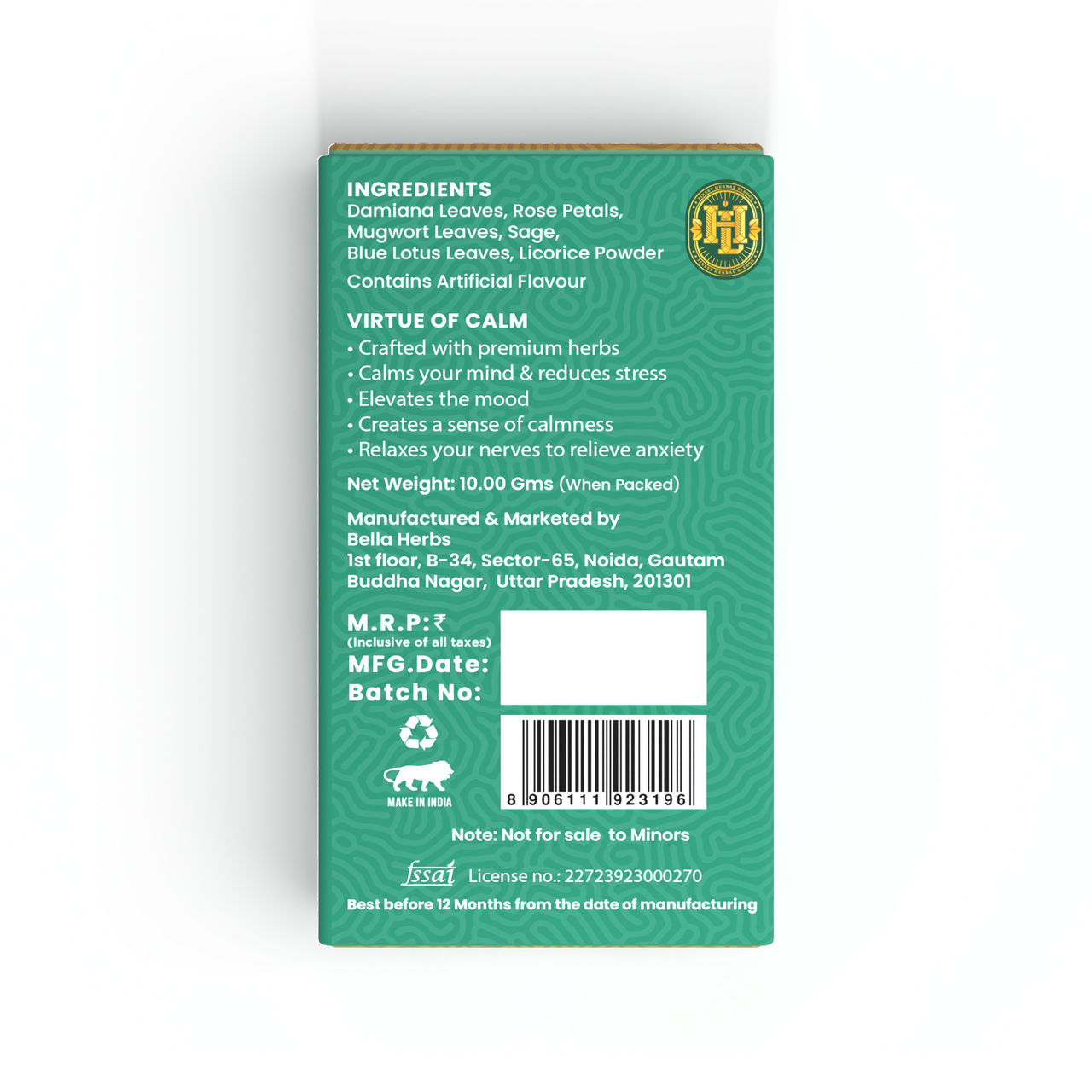 Hari Leaf Pre-Filled Cones - Original Pack of 5
