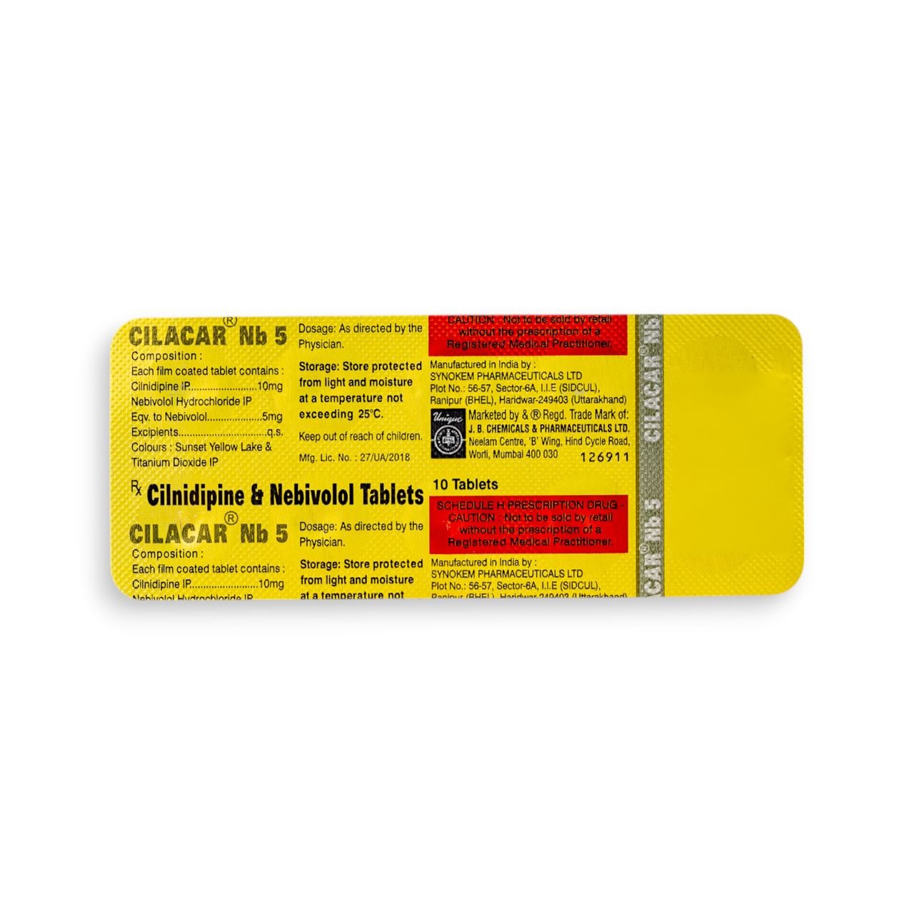 Cilacar Nb 5 Tablets