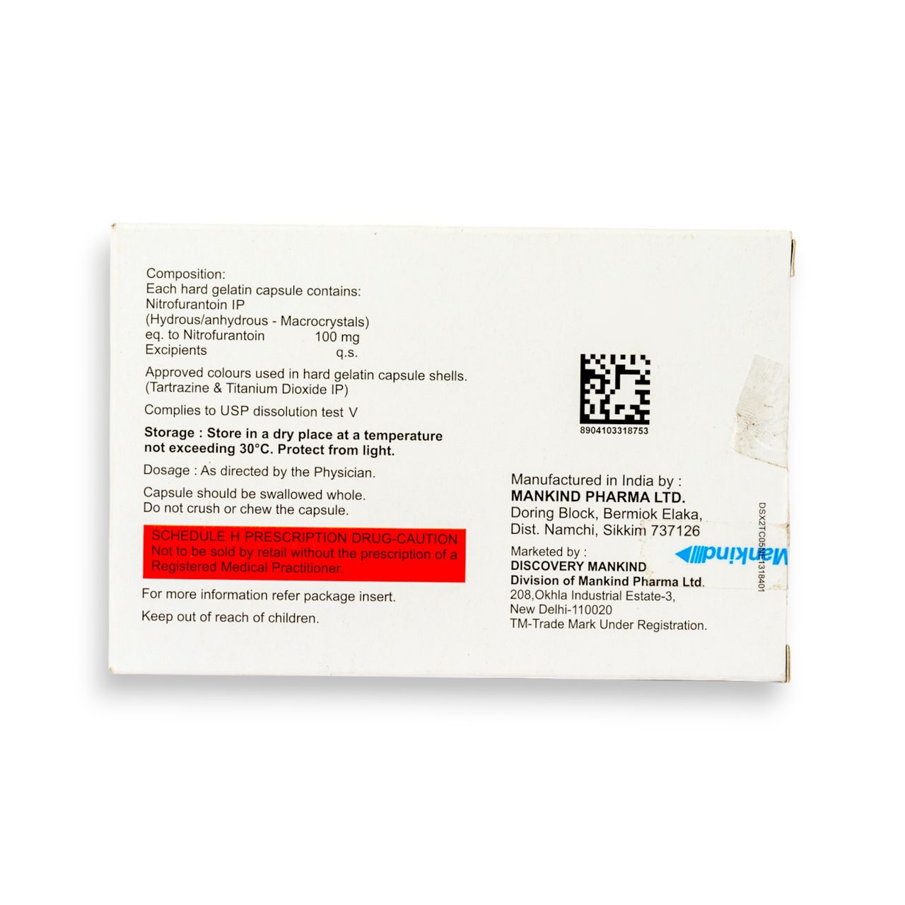 NITROBACT 100 Capsules