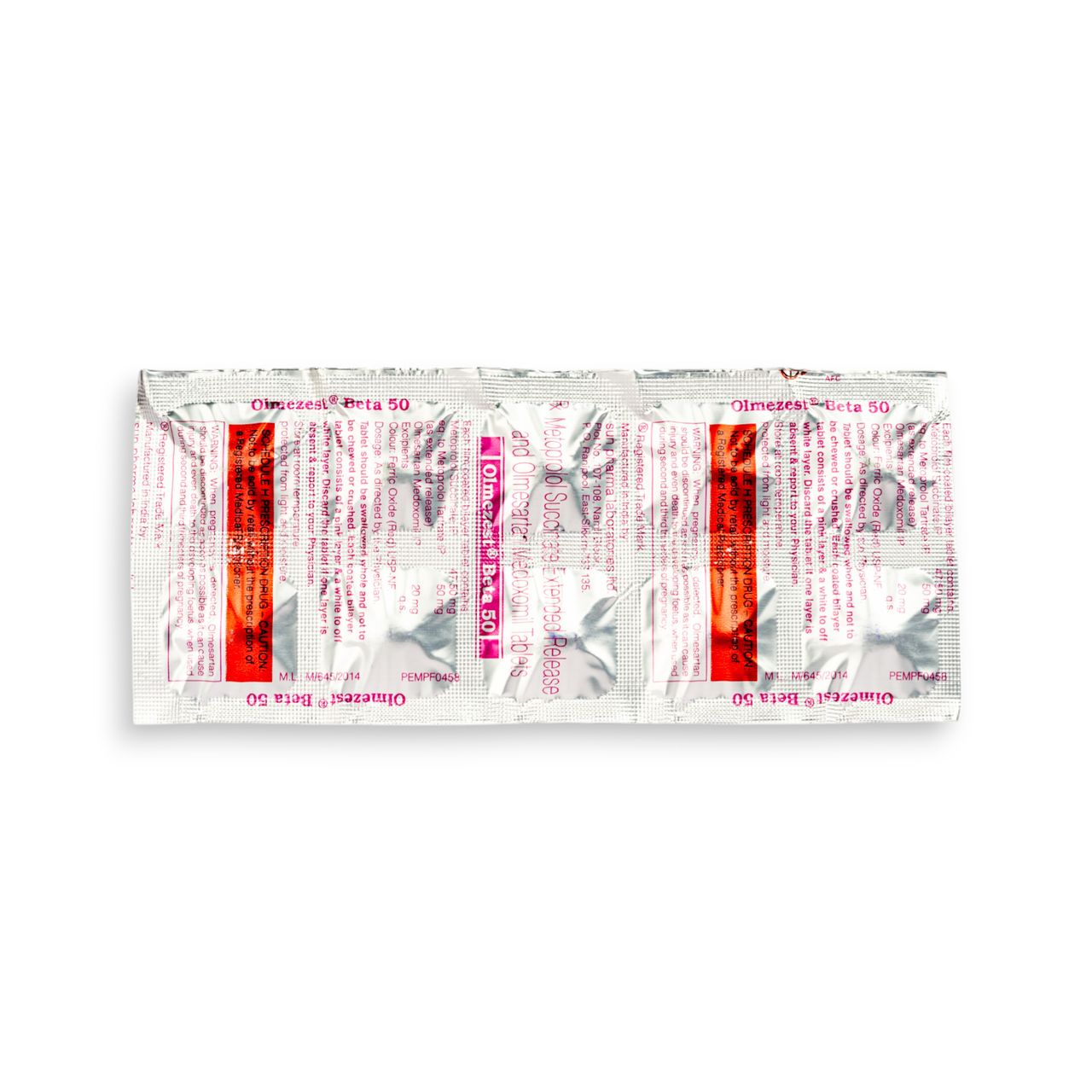 Olmezest Beta 50 Tablets ER