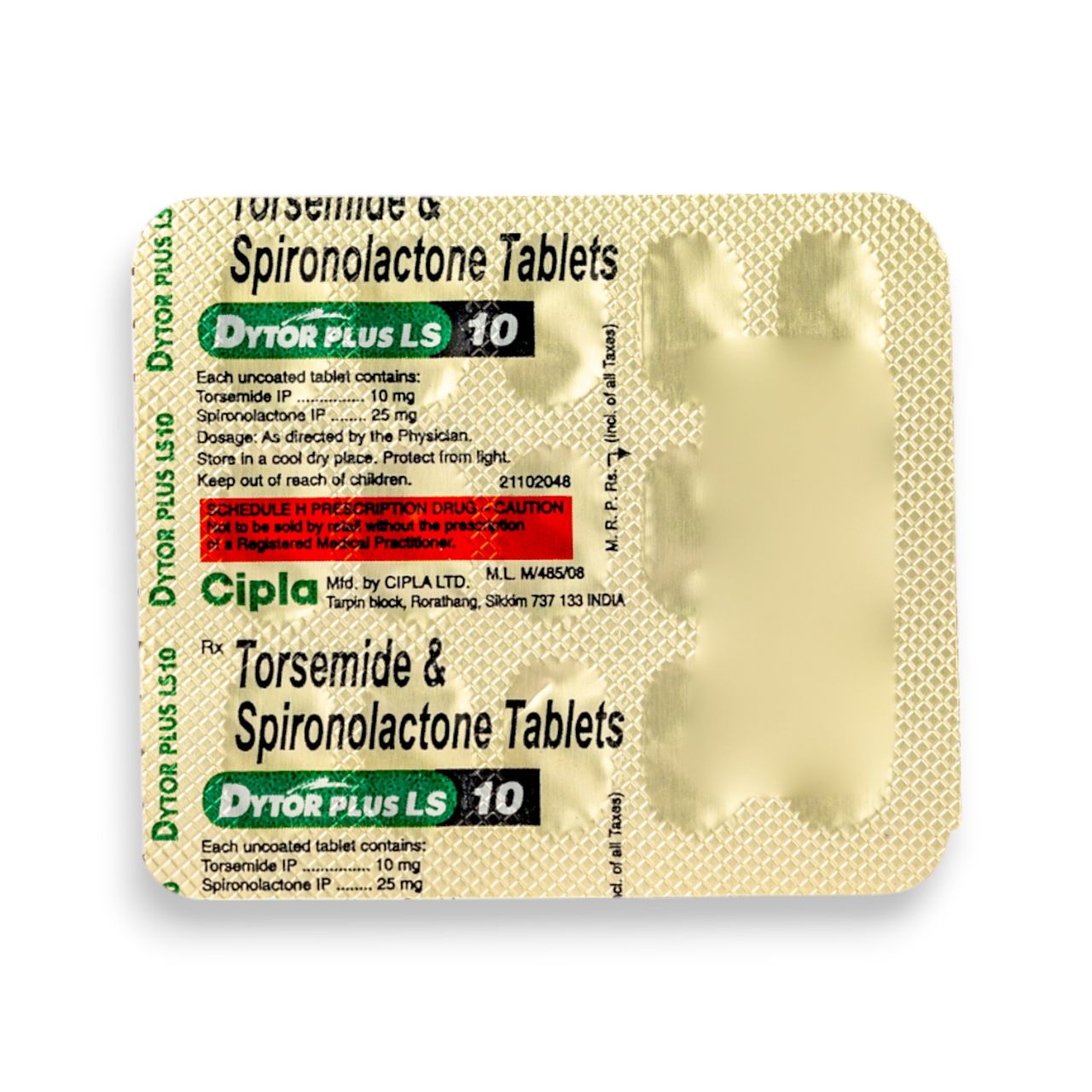 Dytor Plus LS 10 Tablets