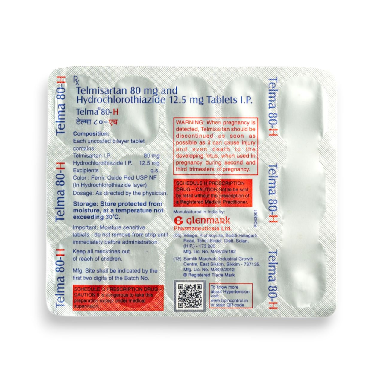Telma 80 H Tablet