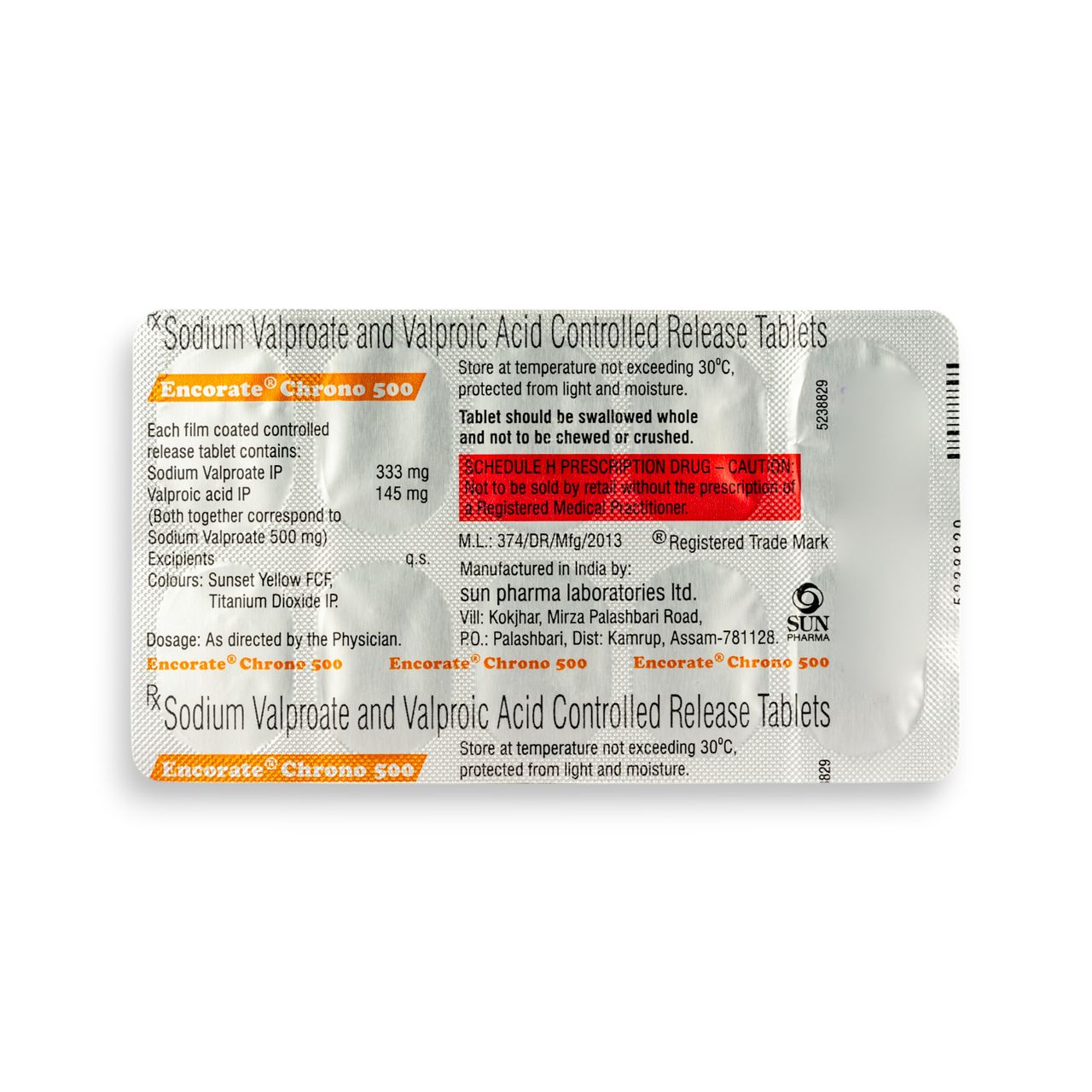 Encorate Chrono 500 Tablets CR