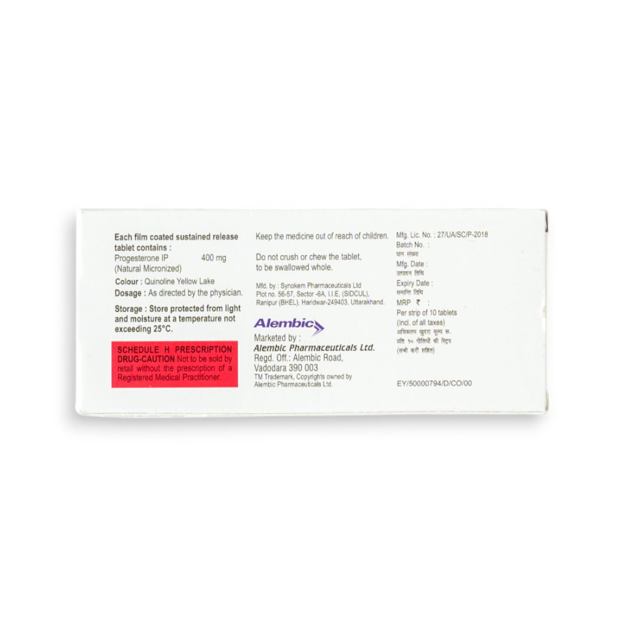 Gestofit 400mg SR Tablets